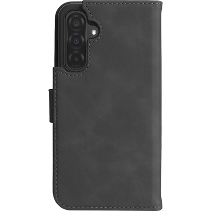 PrimeWallet SnapOn Case - Samsung Galaxy A37 - Detachable PU leather Wallet Case - (compatible with MagSafe) - Black