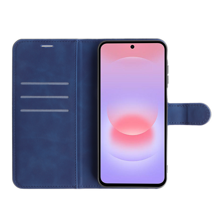 PrimeWallet Case - Samsung Galaxy A37 - PU leather Wallet Case - Blue
