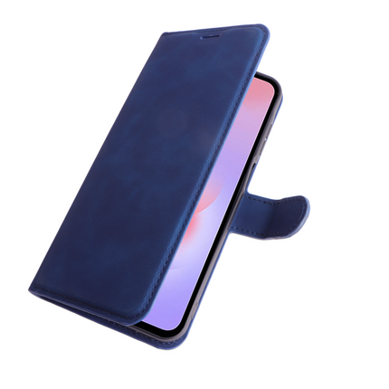 PrimeWallet Case - Samsung Galaxy A37 - PU leather Wallet Case - Blue