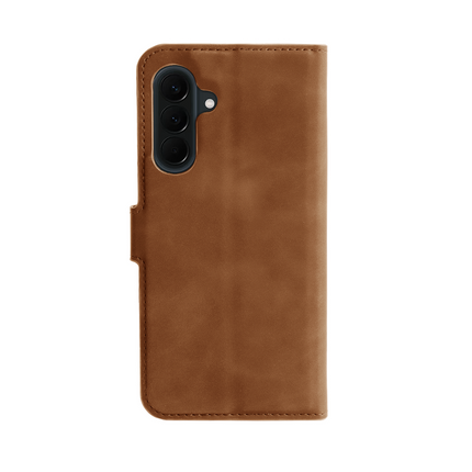 PrimeWallet Case - Samsung Galaxy A37 - PU leather Wallet Case - Brown