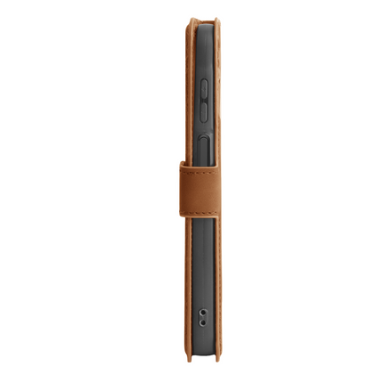 PrimeWallet Case - Samsung Galaxy A37 - PU leather Wallet Case - Brown