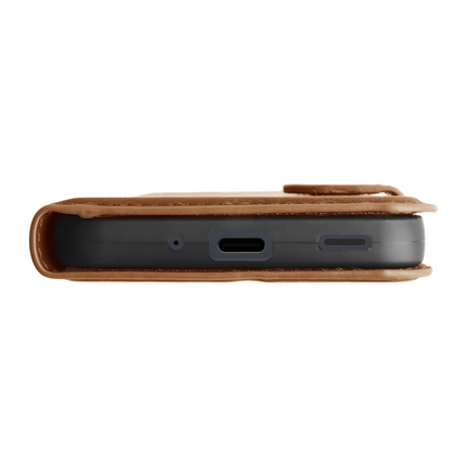 PrimeWallet Case - Samsung Galaxy A37 - PU leather Wallet Case - Brown