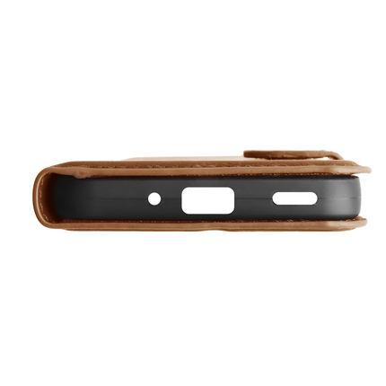 PrimeWallet Case - Samsung Galaxy A37 - PU leather Wallet Case - Brown