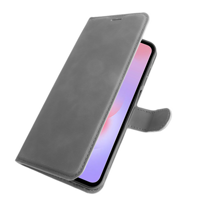 PrimeWallet Case - Samsung Galaxy A37 - PU leather Wallet Case - Grey