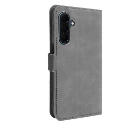 PrimeWallet Case - Samsung Galaxy A37 - PU leather Wallet Case - Grey