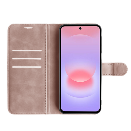 PrimeWallet Case - Samsung Galaxy A37 - PU leather Wallet Case - Pink