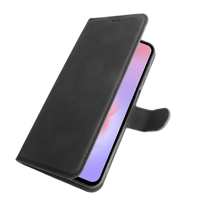 PrimeWallet Case - Samsung Galaxy A37 - PU leather Wallet Case - Black