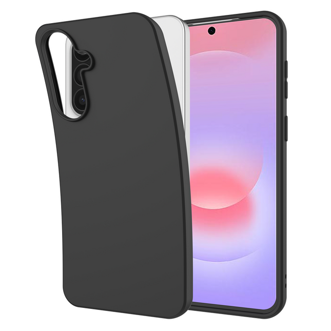 Zero% Case - Samsung Galaxy A37 - Soft TPU Back Cover (GRS Recycled) - Black
