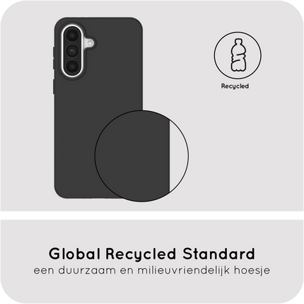 Zero% Case - Samsung Galaxy A37 - Soft TPU Back Cover (GRS Recycled) - Black