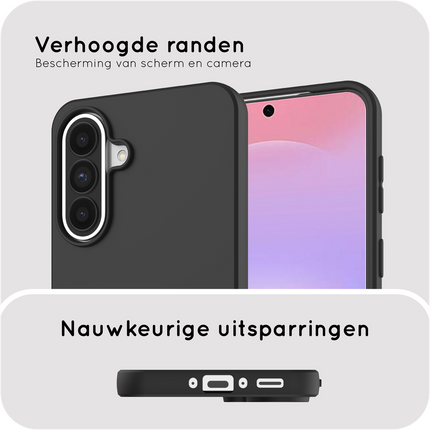 Zero% Case - Samsung Galaxy A37 - Soft TPU Back Cover (GRS Recycled) - Black