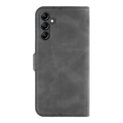 PrimeWallet Case - Samsung Galaxy A55 - PU leather Wallet Case - Grey