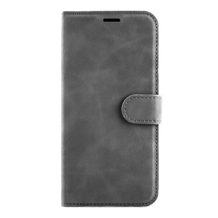 PrimeWallet Case - Samsung Galaxy A55 - PU leather Wallet Case - Grey