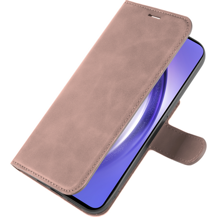 PrimeWallet Case - Samsung Galaxy A55 - PU leather Wallet Case - Pink