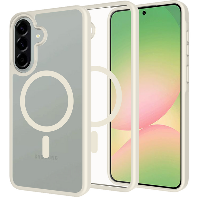 ArmorElite Case - Samsung Galaxy A57 - Military Grade Back Cover - (compatible with MagSafe) - Ivory