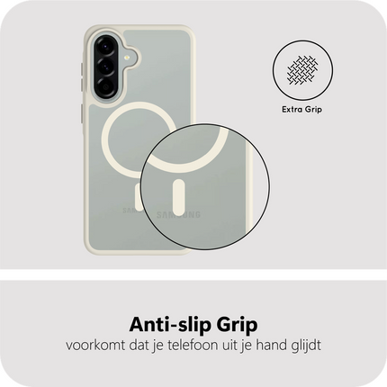 ArmorElite Case - Samsung Galaxy A57 - Military Grade Back Cover - (compatible with MagSafe) - Ivory