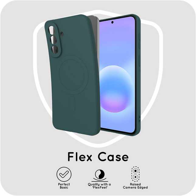 Flex Case - Samsung Galaxy A57 - TPU Back Cover - (compatible with MagSafe) - Green