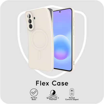 Flex Case - Samsung Galaxy A57 - TPU Back Cover - (compatible with MagSafe) - Ivory