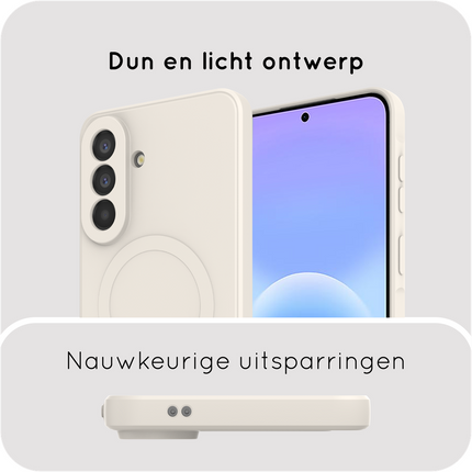 Flex Case - Samsung Galaxy A57 - TPU Back Cover - (compatible with MagSafe) - Ivory