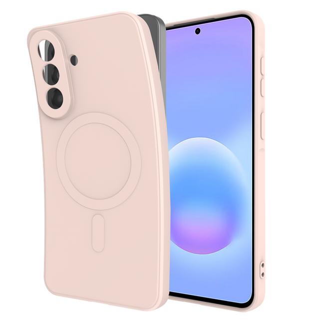 Flex Case - Samsung Galaxy A57 - TPU Back Cover - (compatible with MagSafe) - Light Pink