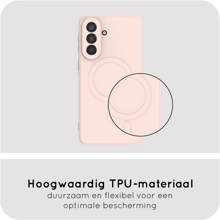 Flex Case - Samsung Galaxy A57 - TPU Back Cover - (compatible with MagSafe) - Light Pink