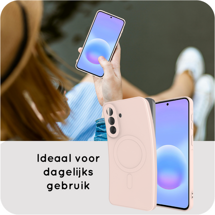 Flex Case - Samsung Galaxy A57 - TPU Back Cover - (compatible with MagSafe) - Light Pink
