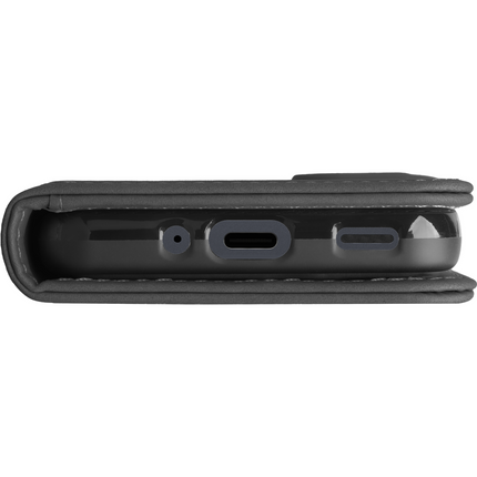 PrimeWallet SnapOn Case - Samsung Galaxy A57 - Detachable PU leather Wallet Case - (compatible with MagSafe) - Black