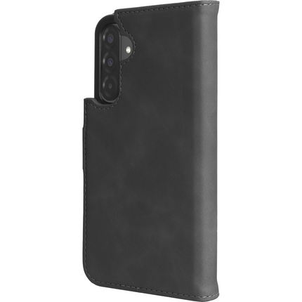 PrimeWallet SnapOn Case - Samsung Galaxy A57 - Detachable PU leather Wallet Case - (compatible with MagSafe) - Black