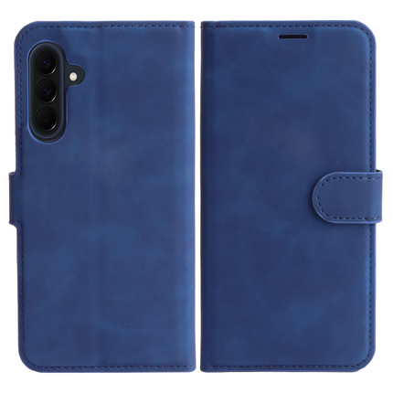 PrimeWallet Case - Samsung Galaxy A57 - PU leather Wallet Case - Blue