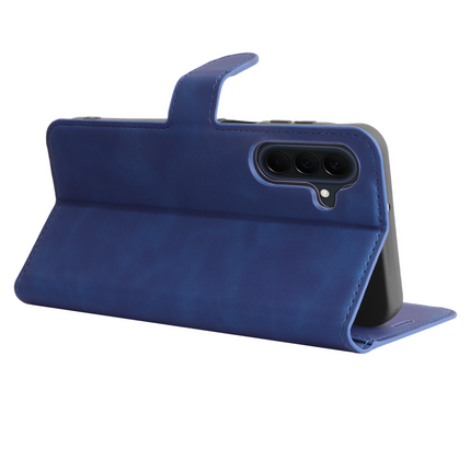 PrimeWallet Case - Samsung Galaxy A57 - PU leather Wallet Case - Blue