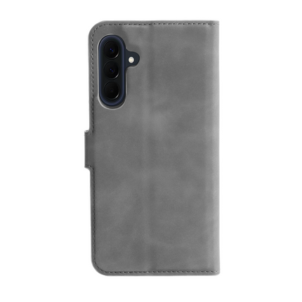 PrimeWallet Case - Samsung Galaxy A57 - PU leather Wallet Case - Grey