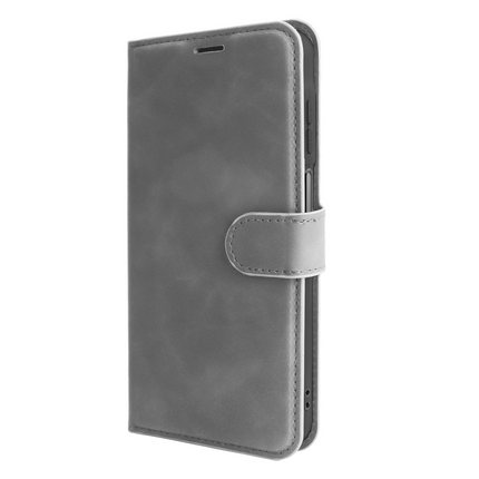 PrimeWallet Case - Samsung Galaxy A57 - PU leather Wallet Case - Grey