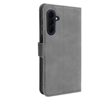 PrimeWallet Case - Samsung Galaxy A57 - PU leather Wallet Case - Grey