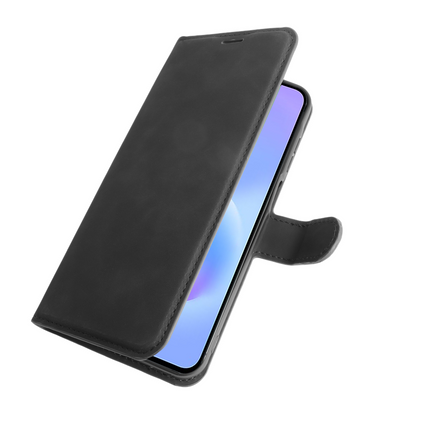 PrimeWallet Case - Samsung Galaxy A57 - PU leather Wallet Case - Black