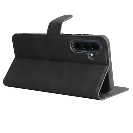 PrimeWallet Case - Samsung Galaxy A57 - PU leather Wallet Case - Black
