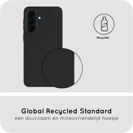 Zero% Case - Samsung Galaxy A57 - Soft TPU Back Cover (GRS Recycled) - Black