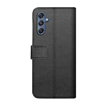 Classic Wallet Case - Samsung Galaxy M34 - PU leather Book Case - Black