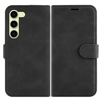 PrimeWallet Case - Samsung Galaxy S23 - PU leather Wallet Case - Black