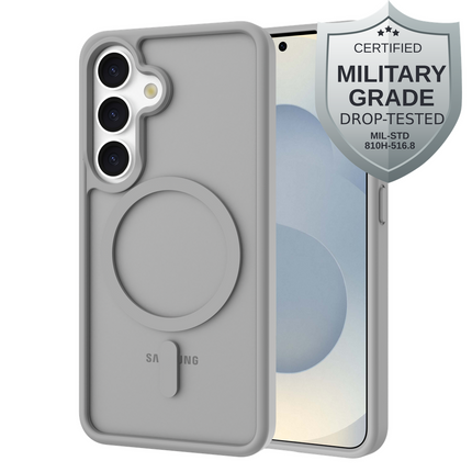 ArmorElite Case - Samsung Galaxy S24 Plus - Military Grade Back Cover - (compatible with MagSafe) - Grey