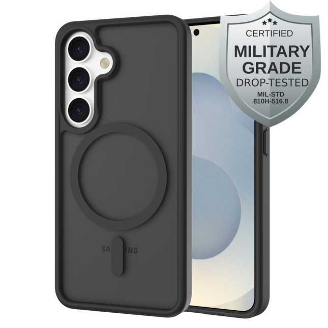 ArmorElite Case - Samsung Galaxy S24 Plus - Military Grade Back Cover - (compatible with MagSafe) - Black