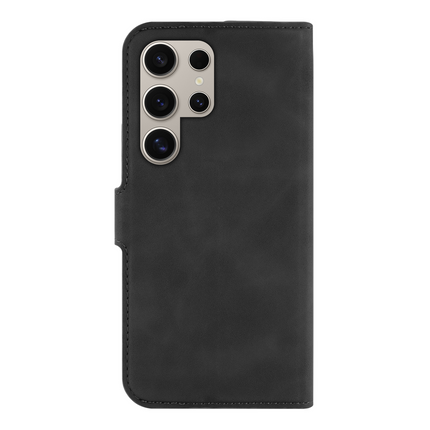 PrimeWallet Case - Samsung Galaxy S24 Ultra - PU leather Wallet Case - Black