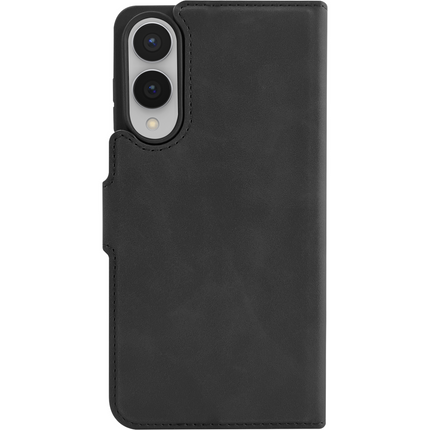 PrimeWallet Case - Samsung Galaxy S25 Edge - PU leather Wallet Case - Black