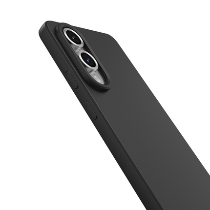 Zero% Case - Samsung Galaxy S25 Edge - Soft TPU Back Cover (GRS Recycled) - Black