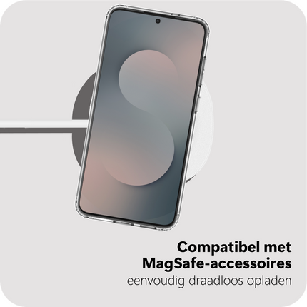 ArmorElite Case - Samsung Galaxy S25 FE - Compatibel met MagSafe - Military Grade Backcover - Clear