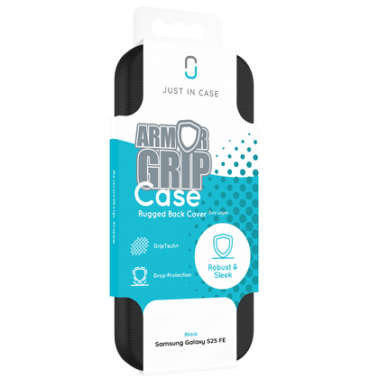 ArmorGrip Case - Samsung Galaxy S25 FE - Rugged Back Cover - Drop Protection - Black