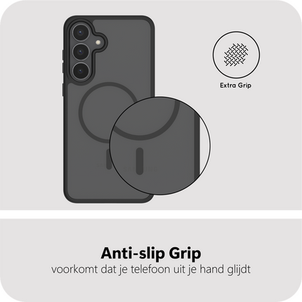 ArmorElite Case - Samsung Galaxy S25 FE - Military Grade Back Cover - (compatible with MagSafe) - Black