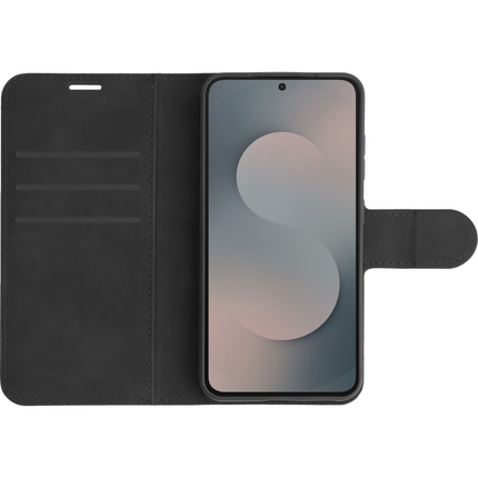 PrimeWallet Case - Samsung Galaxy S25 FE - PU leather Wallet Case - Black