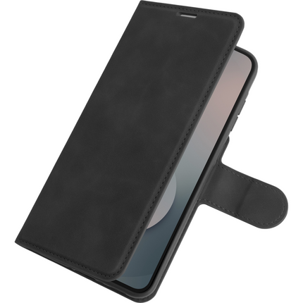 PrimeWallet Case - Samsung Galaxy S25 FE - PU leather Wallet Case - Black