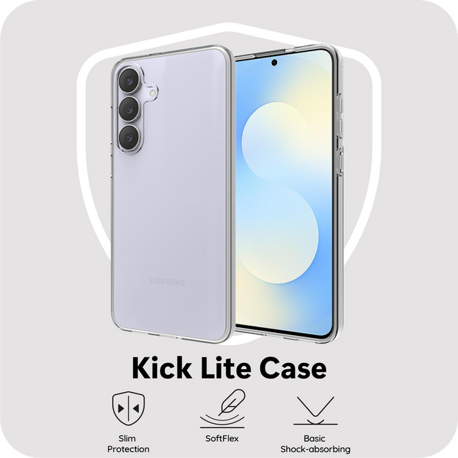 FlexLite Case - Samsung Galaxy S25 FE - Soft TPU Back Cover - Clear