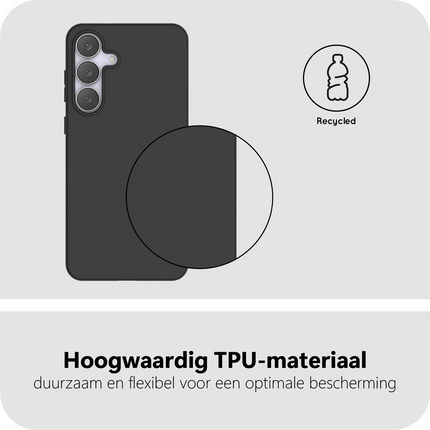 FlexLite Case - Samsung Galaxy S25 FE - Soft TPU Back Cover - Black