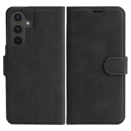 PrimeWallet Case - Samsung Galaxy S25 - PU leather Wallet Case - Black